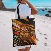 World Beard Day Tote Bag Ginger Beard Man Pride - Retro Comic