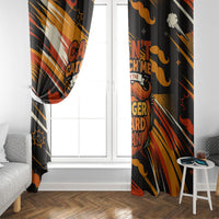 World Beard Day Window Curtain Ginger Beard Man Pride - Retro Comic