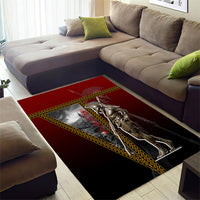 Ares Greek God Of War Area Rug Warrior Ancient Greek Mythology Art