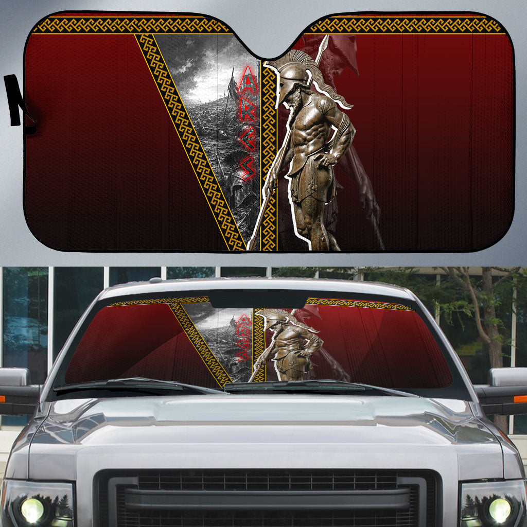 Ares Greek God Of War Auto Sun Shade Warrior Ancient Greek Mythology Art