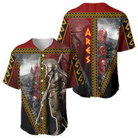 Ares Greek God Of War Baseball Jersey Warrior Ancient Greek Mythology Art