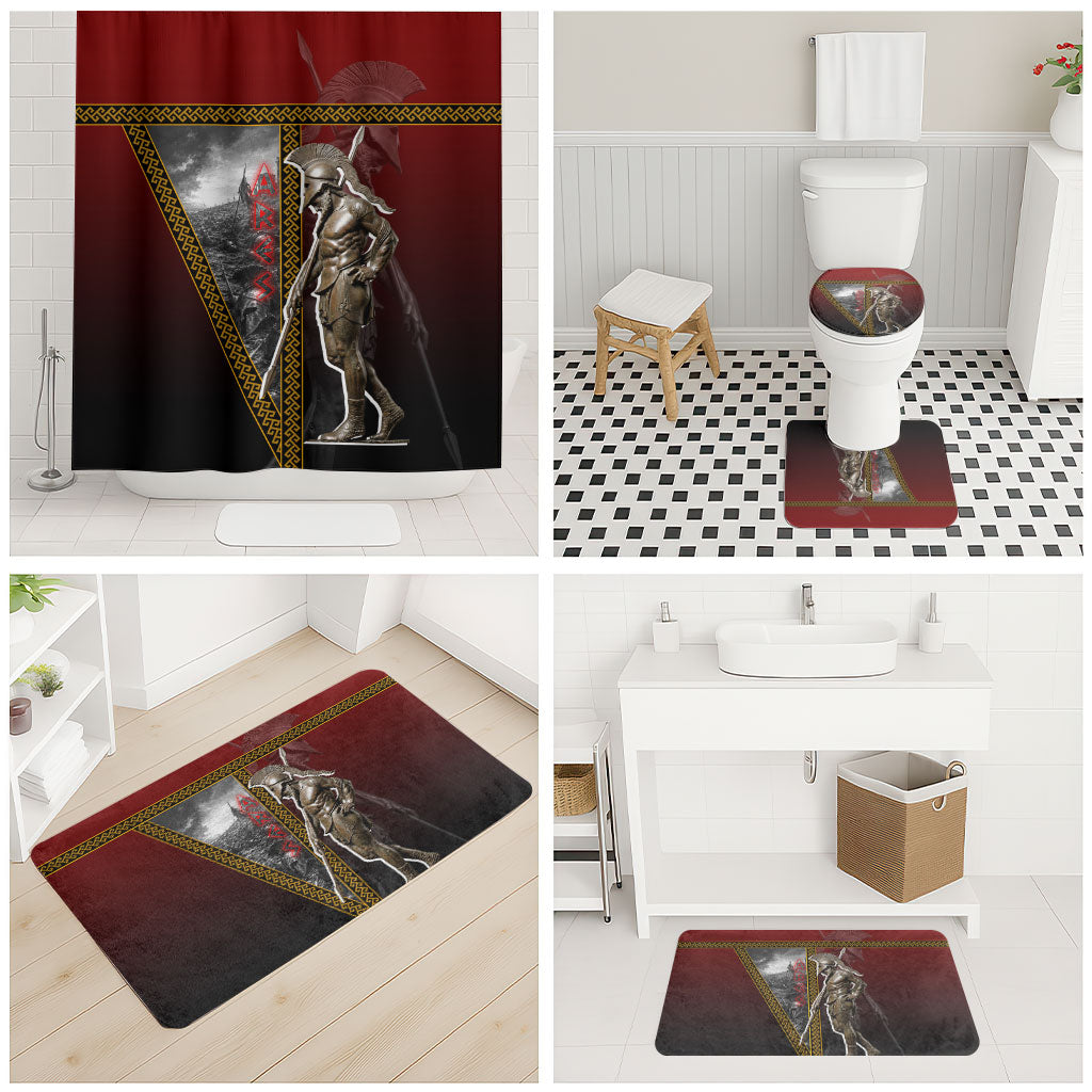 Ares Greek God Of War Bathroom Set Warrior Ancient Greek Mythology Art