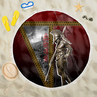 Ares Greek God Of War Beach Blanket Warrior Ancient Greek Mythology Art