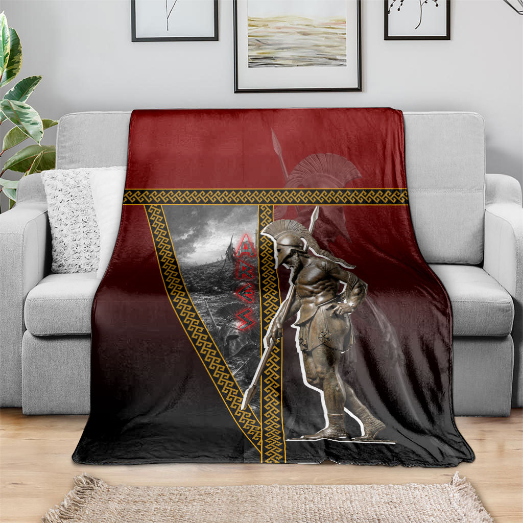 Ares Greek God Of War Blanket Warrior Ancient Greek Mythology Art
