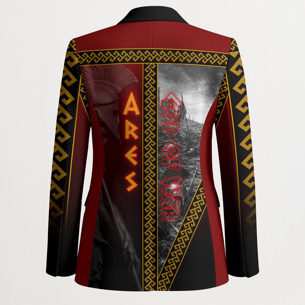 Ares Greek God Of War Blazer Warrior Ancient Greek Mythology Art