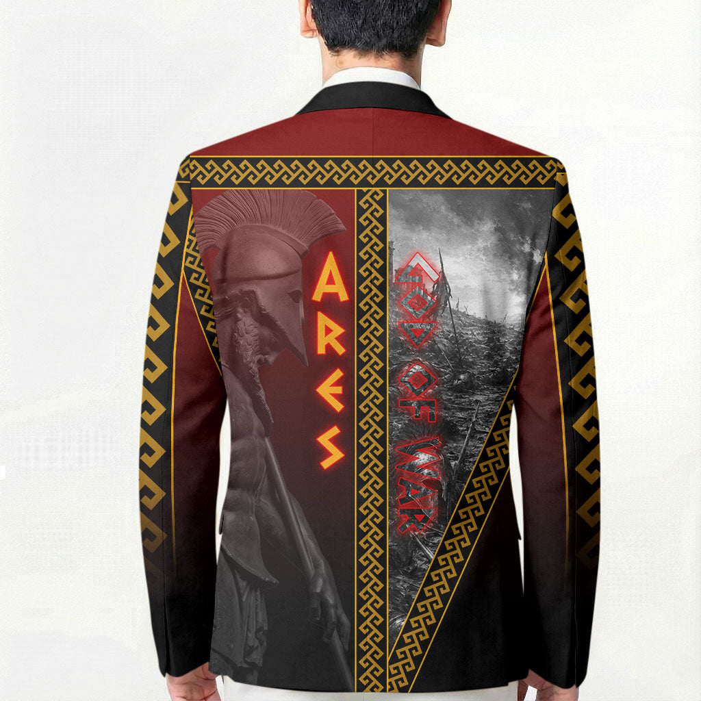 Ares Greek God Of War Blazer Warrior Ancient Greek Mythology Art