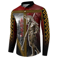 Ares Greek God Of War Button Sweatshirt Warrior Ancient Greek Mythology Art