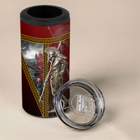 Ares Greek God Of War 4 in 1 Can Cooler Tumbler Warrior Ancient Greek Mythology Art