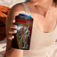 Ares Greek God Of War 4 in 1 Can Cooler Tumbler Warrior Ancient Greek Mythology Art