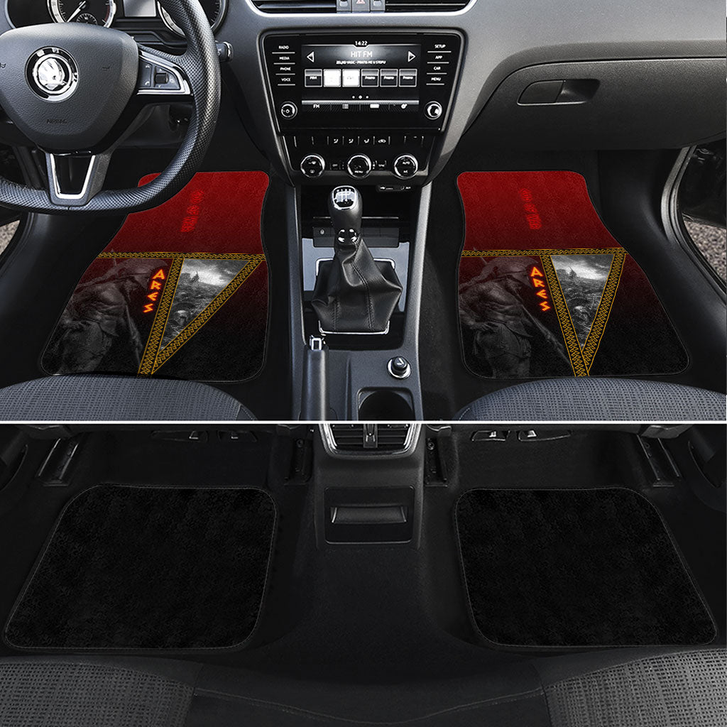 Ares Greek God Of War Car Mats Warrior Ancient Greek Mythology Art