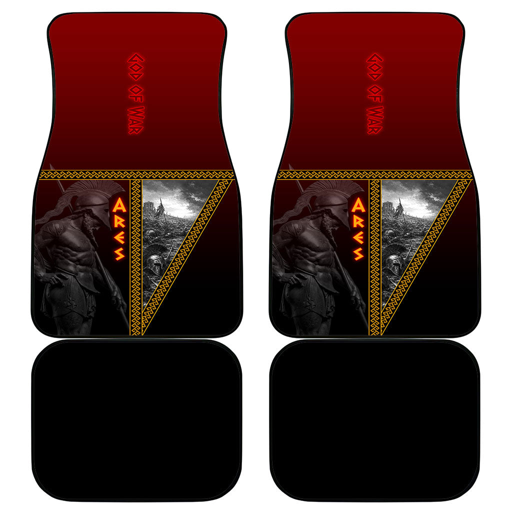 Ares Greek God Of War Car Mats Warrior Ancient Greek Mythology Art