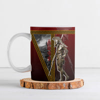 Ares Greek God Of War Ceramic Mug Warrior Ancient Greek Mythology Art