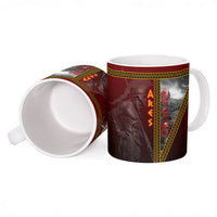 Ares Greek God Of War Ceramic Mug Warrior Ancient Greek Mythology Art