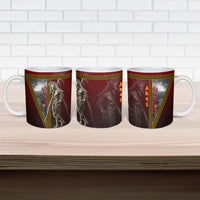 Ares Greek God Of War Ceramic Mug Warrior Ancient Greek Mythology Art