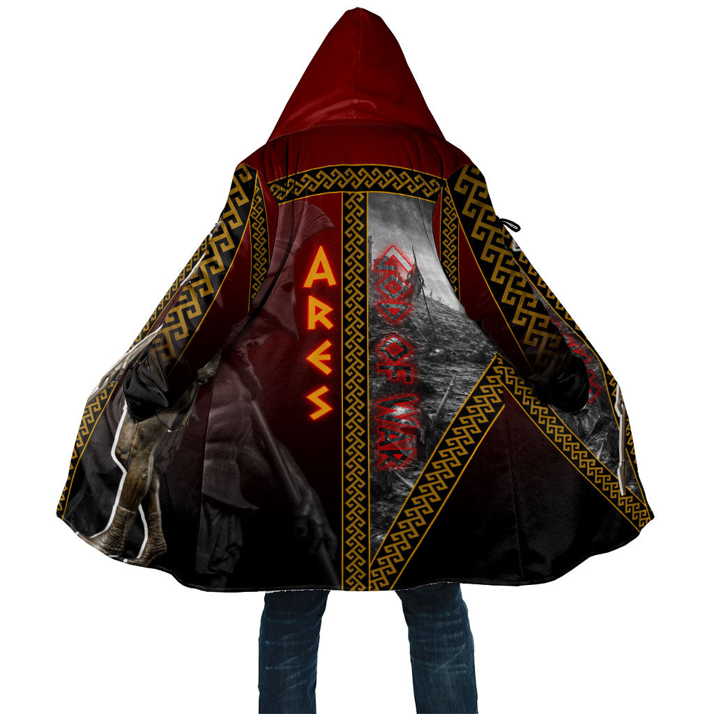 Ares Greek God Of War Cloak Warrior Ancient Greek Mythology Art