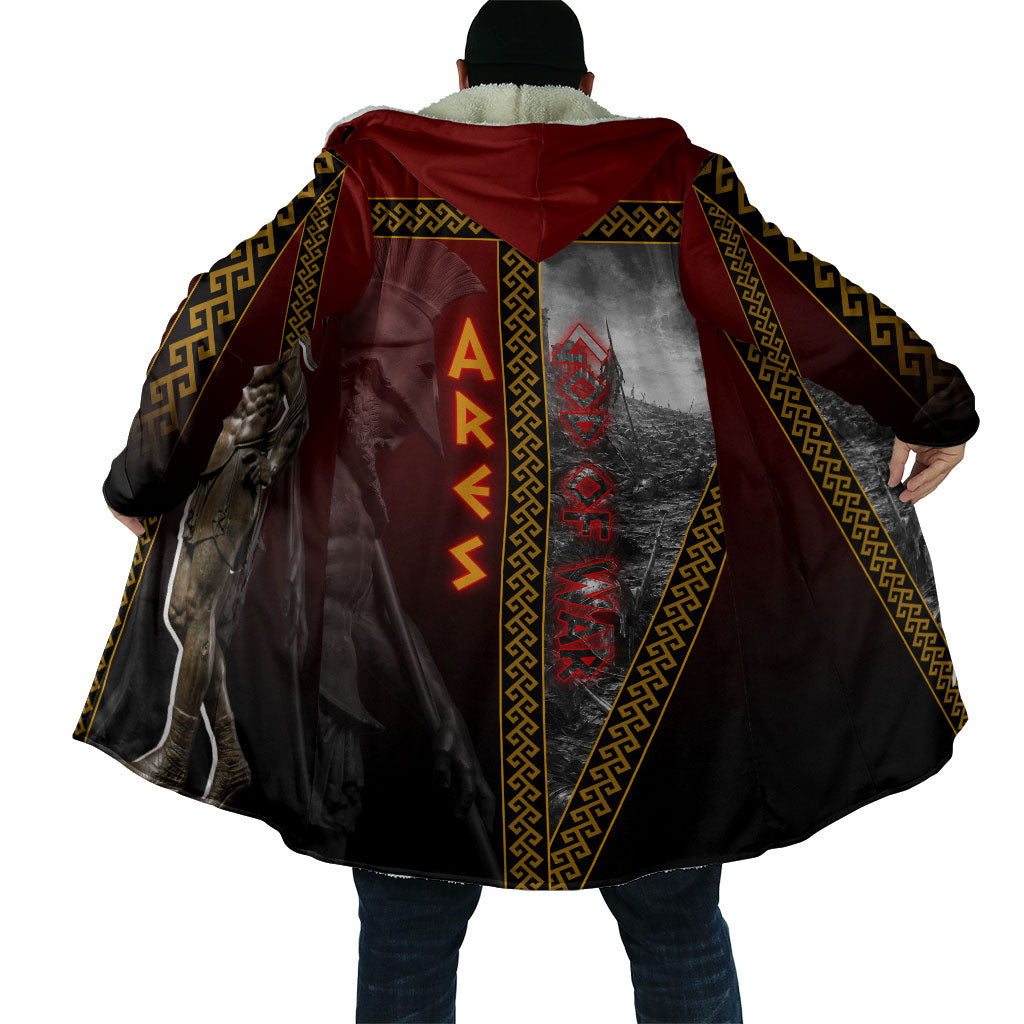 Ares Greek God Of War Cloak Warrior Ancient Greek Mythology Art