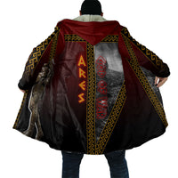 Ares Greek God Of War Cloak Warrior Ancient Greek Mythology Art