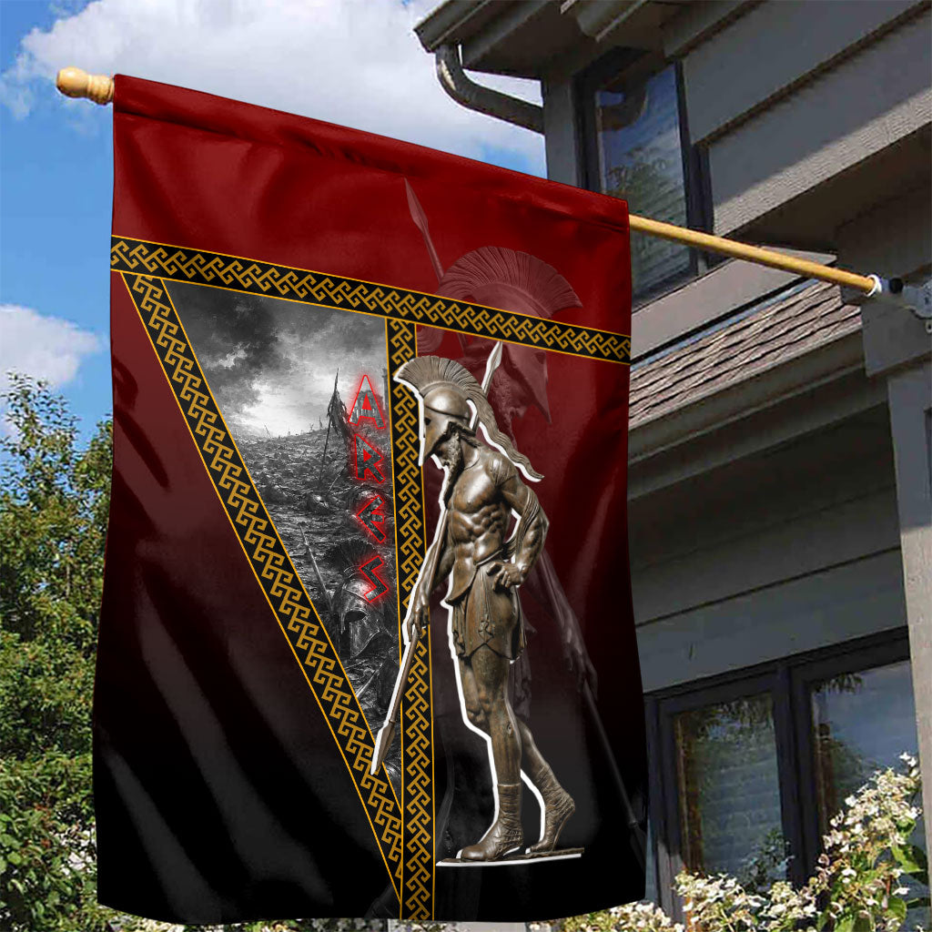 Ares Greek God Of War Garden Flag Warrior Ancient Greek Mythology Art