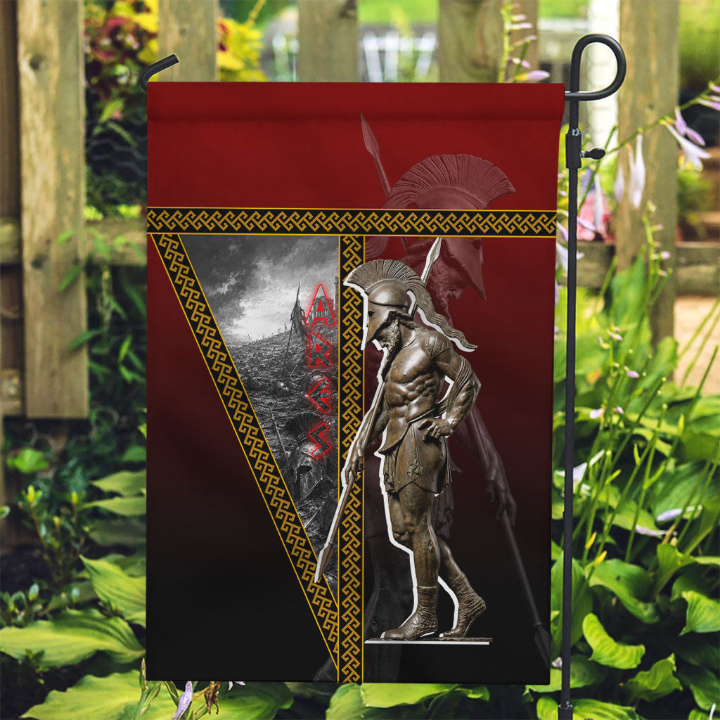 Ares Greek God Of War Garden Flag Warrior Ancient Greek Mythology Art