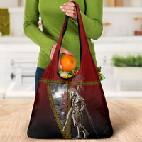 Ares Greek God Of War Grocery Bag Warrior Ancient Greek Mythology Art