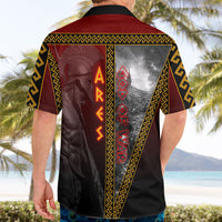 Ares Greek God Of War Hawaiian Shirt Warrior Ancient Greek Mythology Art