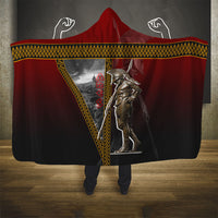 Ares Greek God Of War Hooded Blanket Warrior Ancient Greek Mythology Art