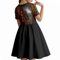 Ares Greek God Of War Kid Short Sleeve Dress Warrior Ancient Greek Mythology Art