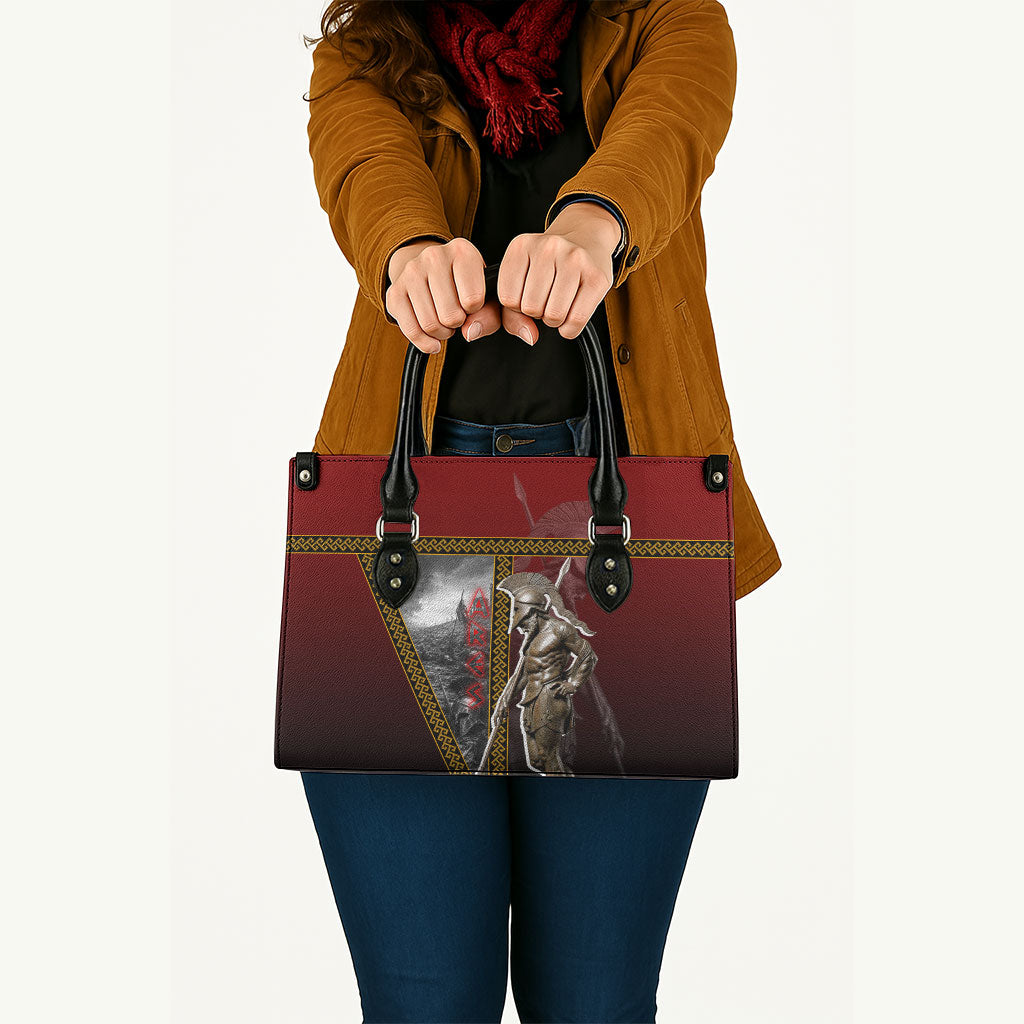 Ares Greek God Of War Leather Bag Warrior Ancient Greek Mythology Art