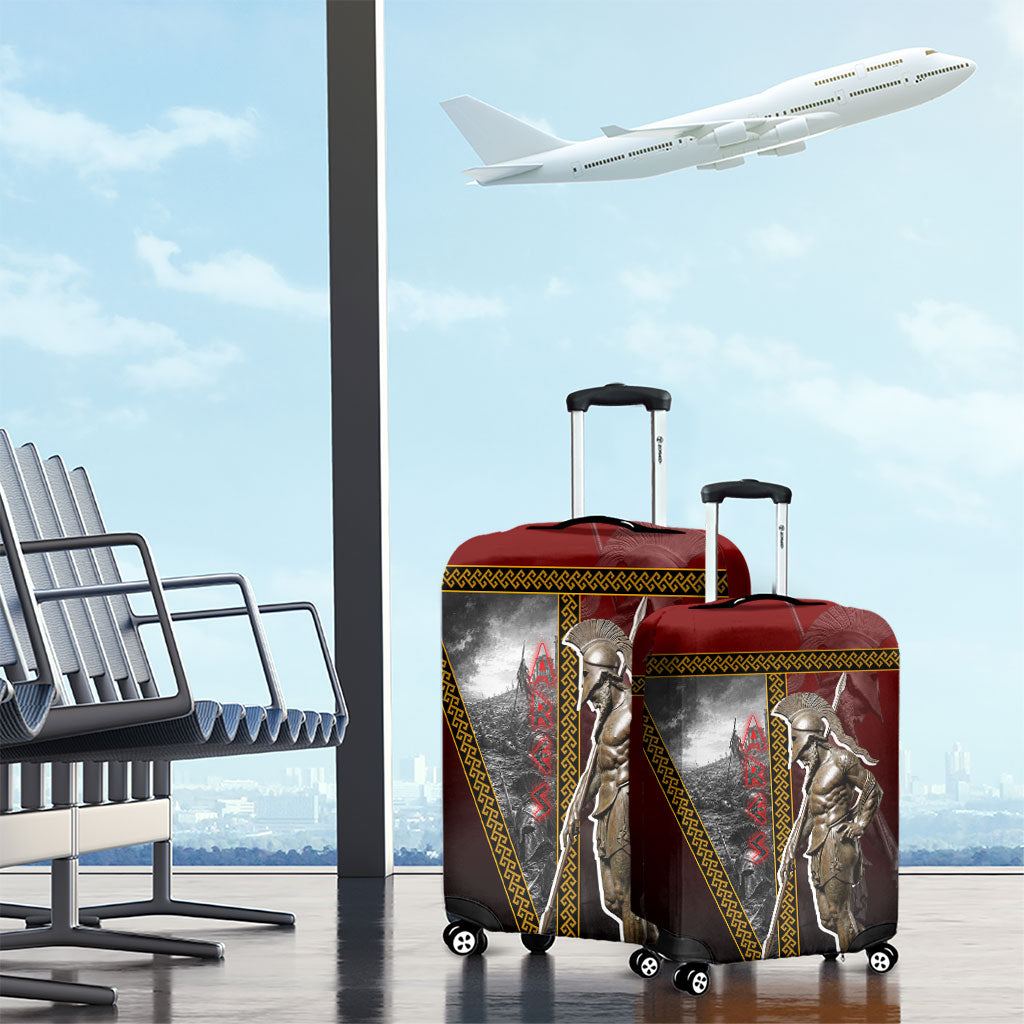Ares Greek God Of War Luggage Cover Warrior Ancient Greek Mythology Art