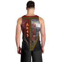Ares Greek God Of War Men Tank Top Warrior Ancient Greek Mythology Art