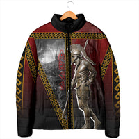 Ares Greek God Of War Padded Jacket Warrior Ancient Greek Mythology Art