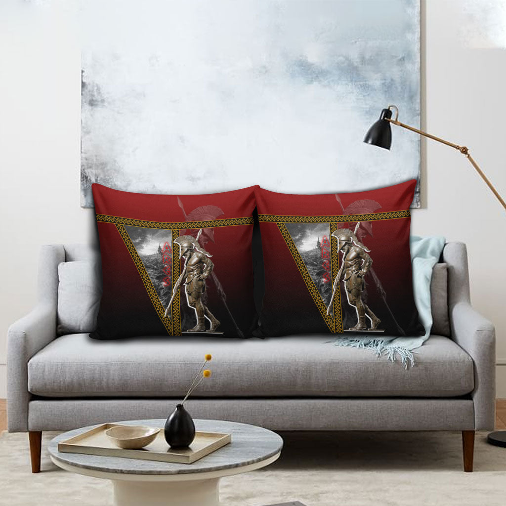 Ares Greek God Of War Pillow Cover Warrior Ancient Greek Mythology Art