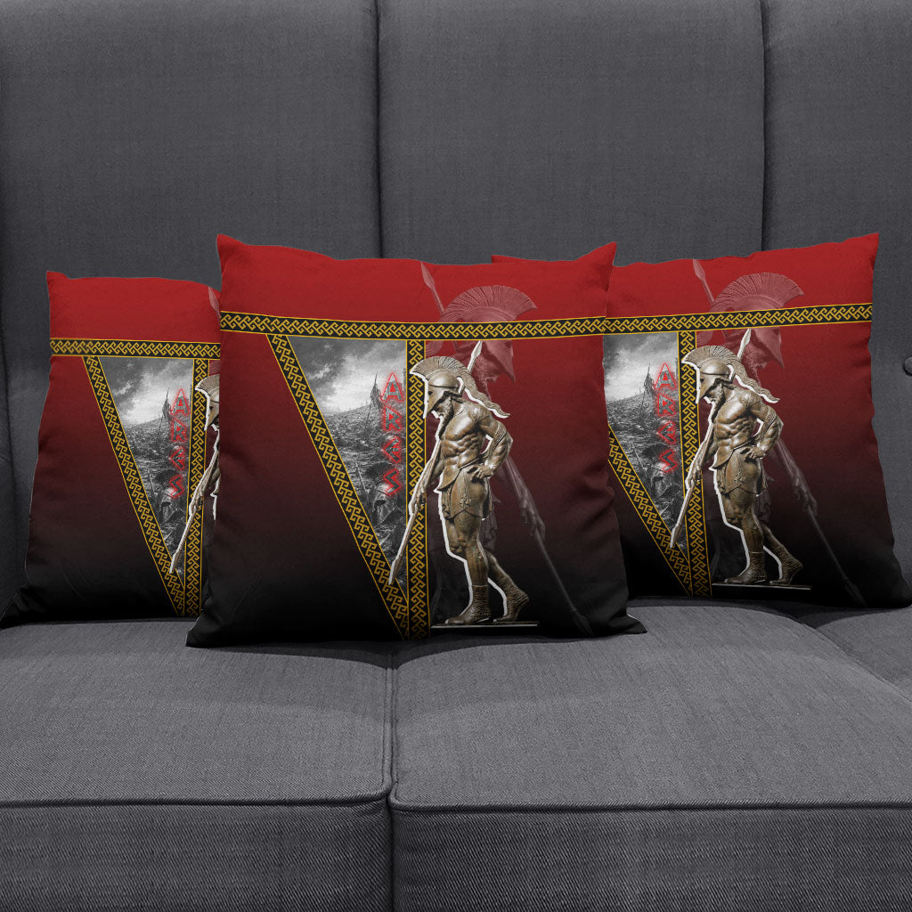 Ares Greek God Of War Pillow Cover Warrior Ancient Greek Mythology Art