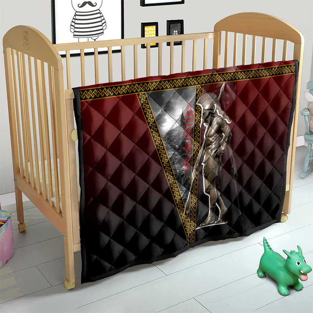 Ares Greek God Of War Quilt Warrior Ancient Greek Mythology Art