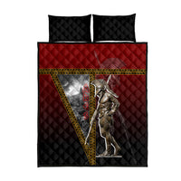 Ares Greek God Of War Quilt Bed Set Warrior Ancient Greek Mythology Art