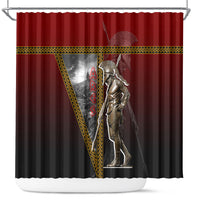 Ares Greek God Of War Shower Curtain Warrior Ancient Greek Mythology Art