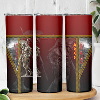 Ares Greek God Of War Skinny Tumbler Warrior Ancient Greek Mythology Art