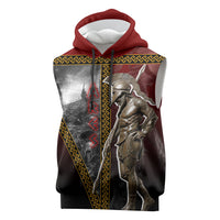 Ares Greek God Of War Sleeveless Hoodie Warrior Ancient Greek Mythology Art