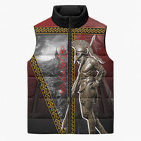 Ares Greek God Of War Sleeveless Puffer Jacket Warrior Ancient Greek Mythology Art