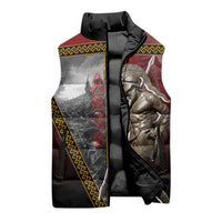 Ares Greek God Of War Sleeveless Puffer Jacket Warrior Ancient Greek Mythology Art