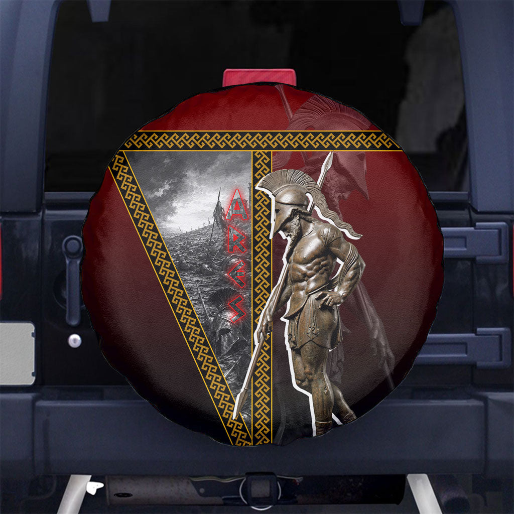 Ares Greek God Of War Spare Tire Cover Warrior Ancient Greek Mythology Art