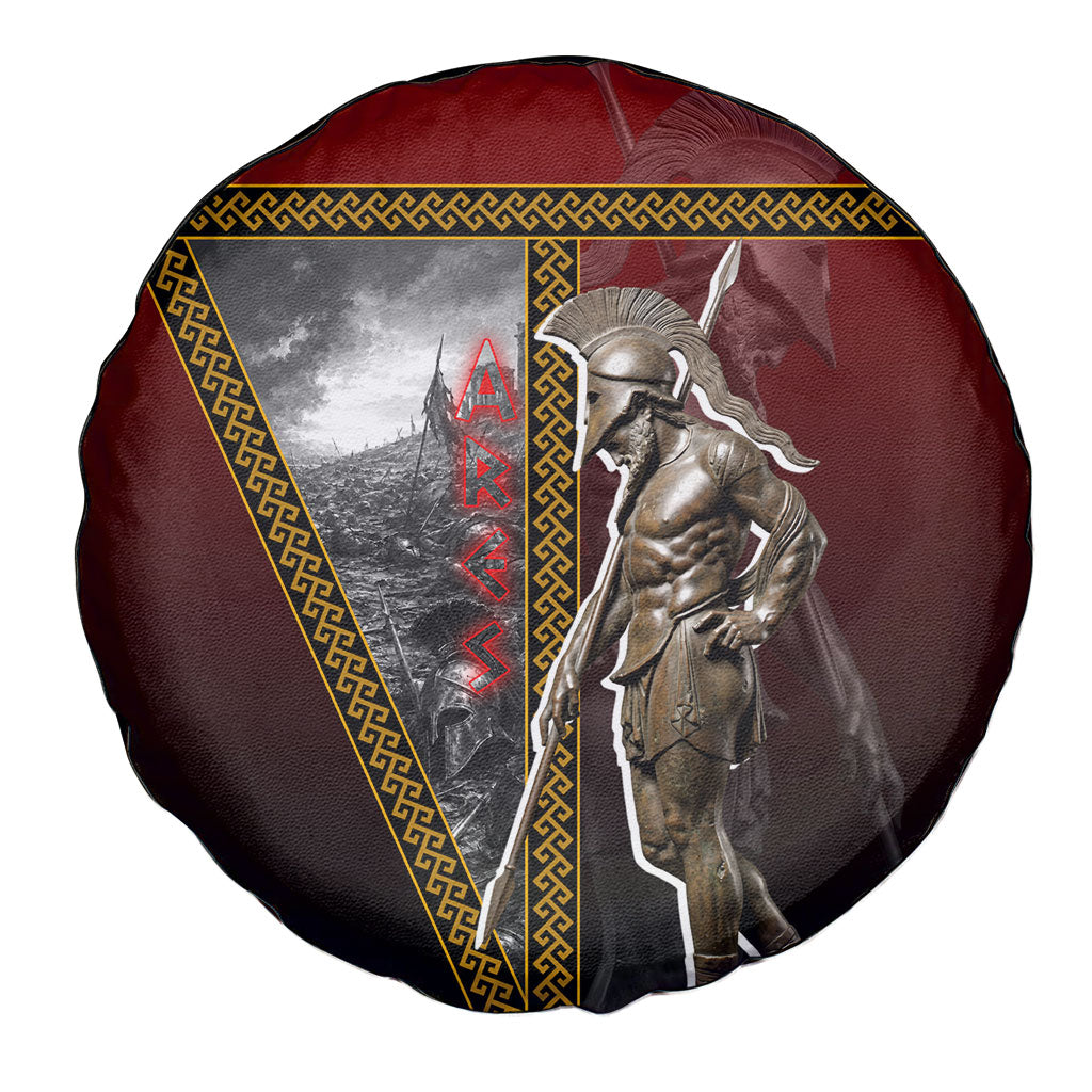 Ares Greek God Of War Spare Tire Cover Warrior Ancient Greek Mythology Art