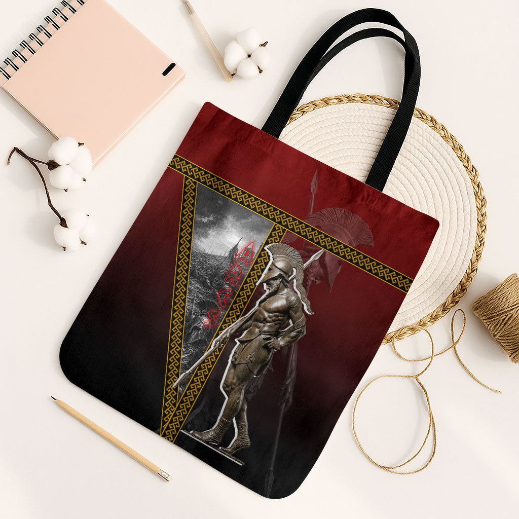 Ares Greek God Of War Tote Bag Warrior Ancient Greek Mythology Art