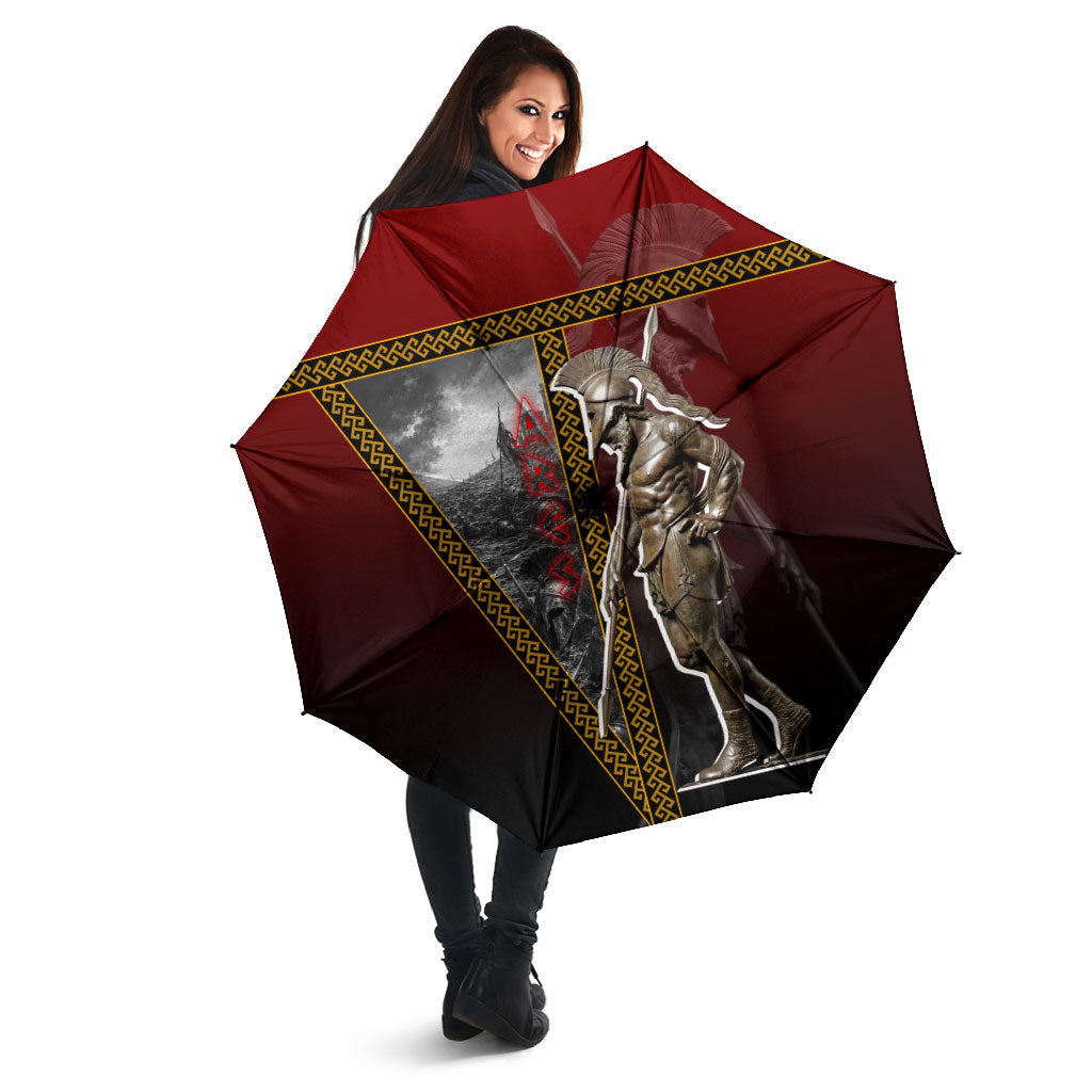 Ares Greek God Of War Umbrella Warrior Ancient Greek Mythology Art