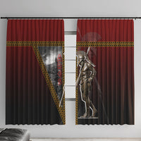 Ares Greek God Of War Window Curtain Warrior Ancient Greek Mythology Art