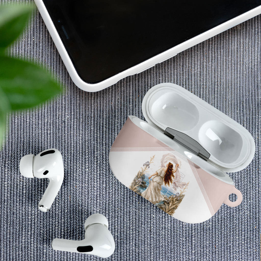 Aphrodite Greek Goddess AirPods Case Classical Mythology Vintage Art Ocean Scene