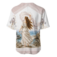 Aphrodite Greek Goddess Baseball Jersey Classical Mythology Vintage Art Ocean Scene