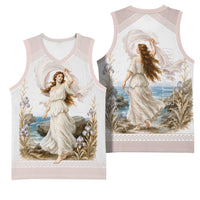 Aphrodite Greek Goddess Basketball Jersey Classical Mythology Vintage Art Ocean Scene