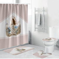 Aphrodite Greek Goddess Bathroom Set Classical Mythology Vintage Art Ocean Scene