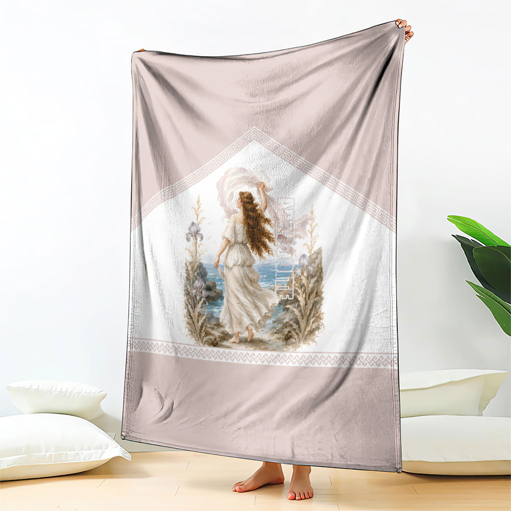Aphrodite Greek Goddess Blanket Classical Mythology Vintage Art Ocean Scene